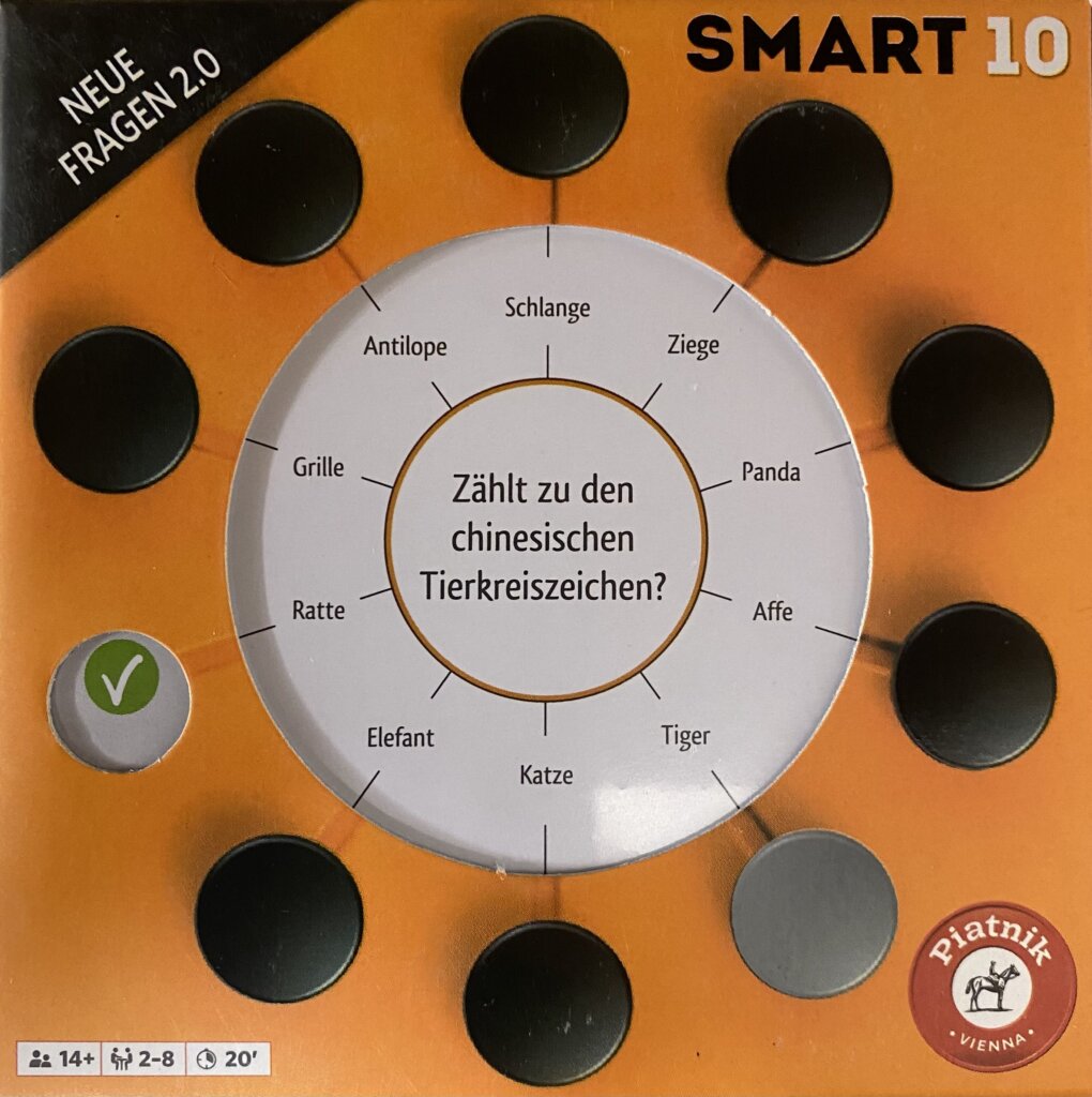 Smart10: Questions 2 board game cover