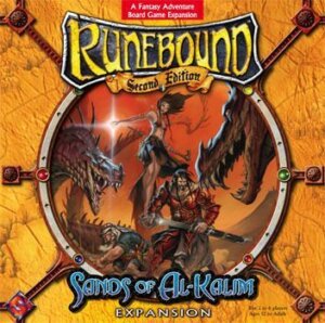 Runebound: Sands of Al-Kalim board game cover