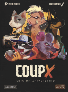Coup X board game cover