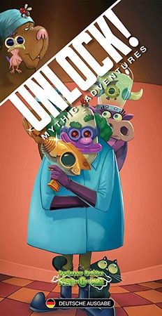 Unlock! Mythic Adventures: Professor Noside’s Animal-o-matic board game cover