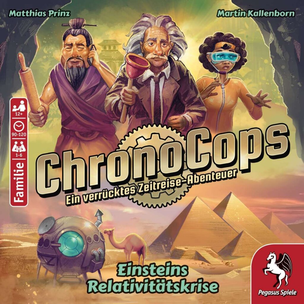 ChronoCops: Einstein’s Relativity Crisis board game cover