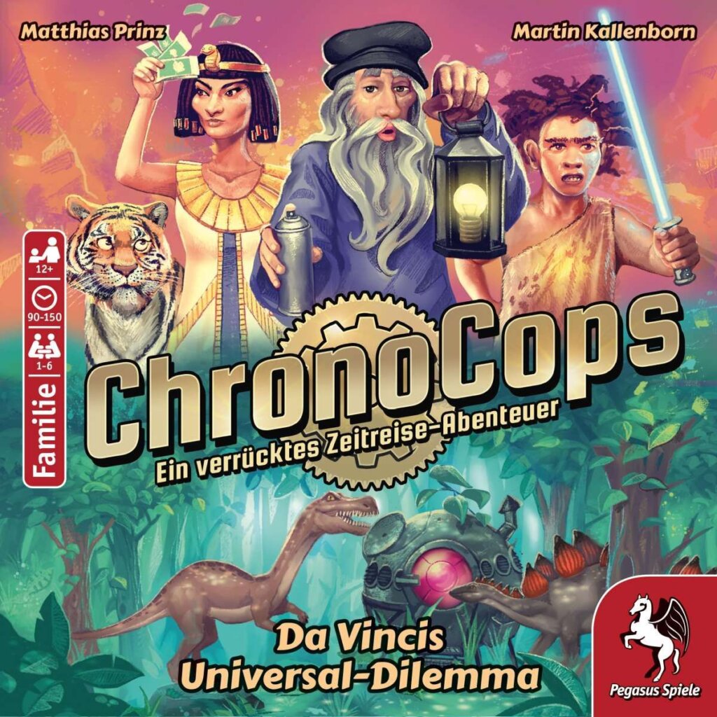 ChronoCops: Da Vinci’s Universal Dilemma board game cover
