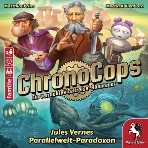 ChronoCops: Jules Vernes Parallelwelt-Paradoxon board game cover