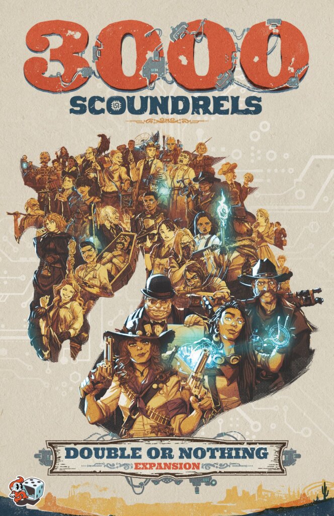 3000 Scoundrels: Double or Nothing Expansion board game cover