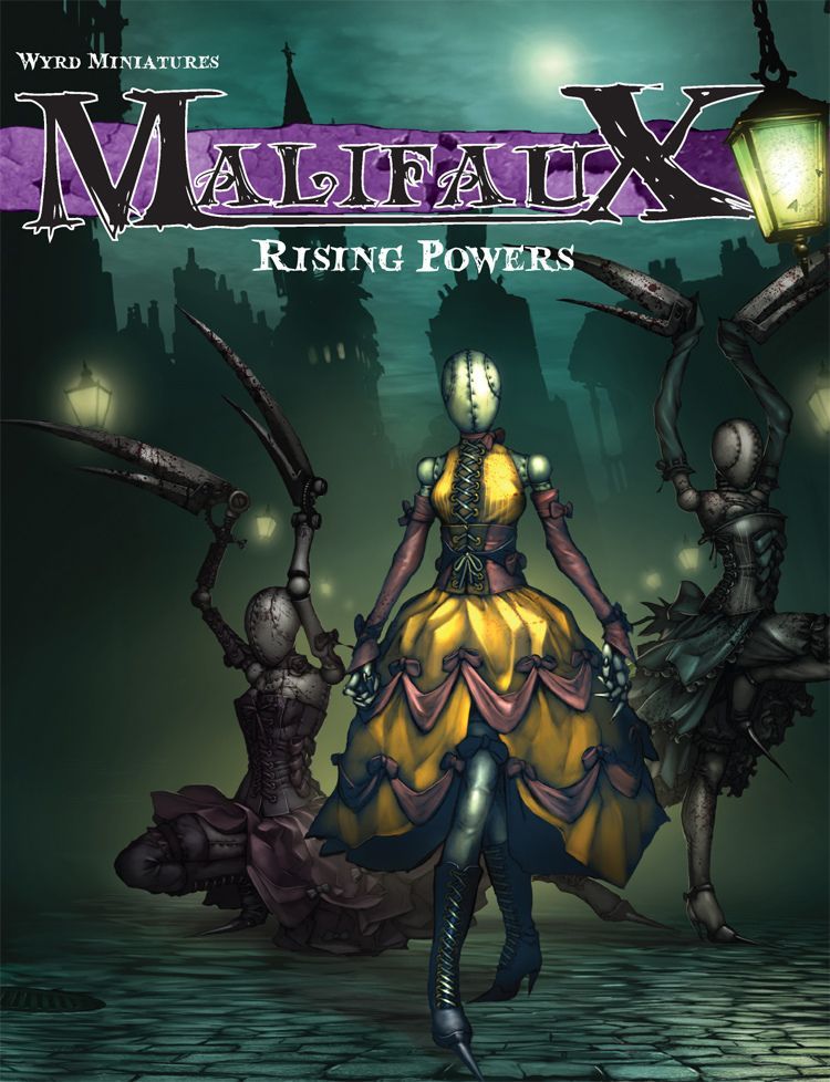 Malifaux: Rising Powers board game cover