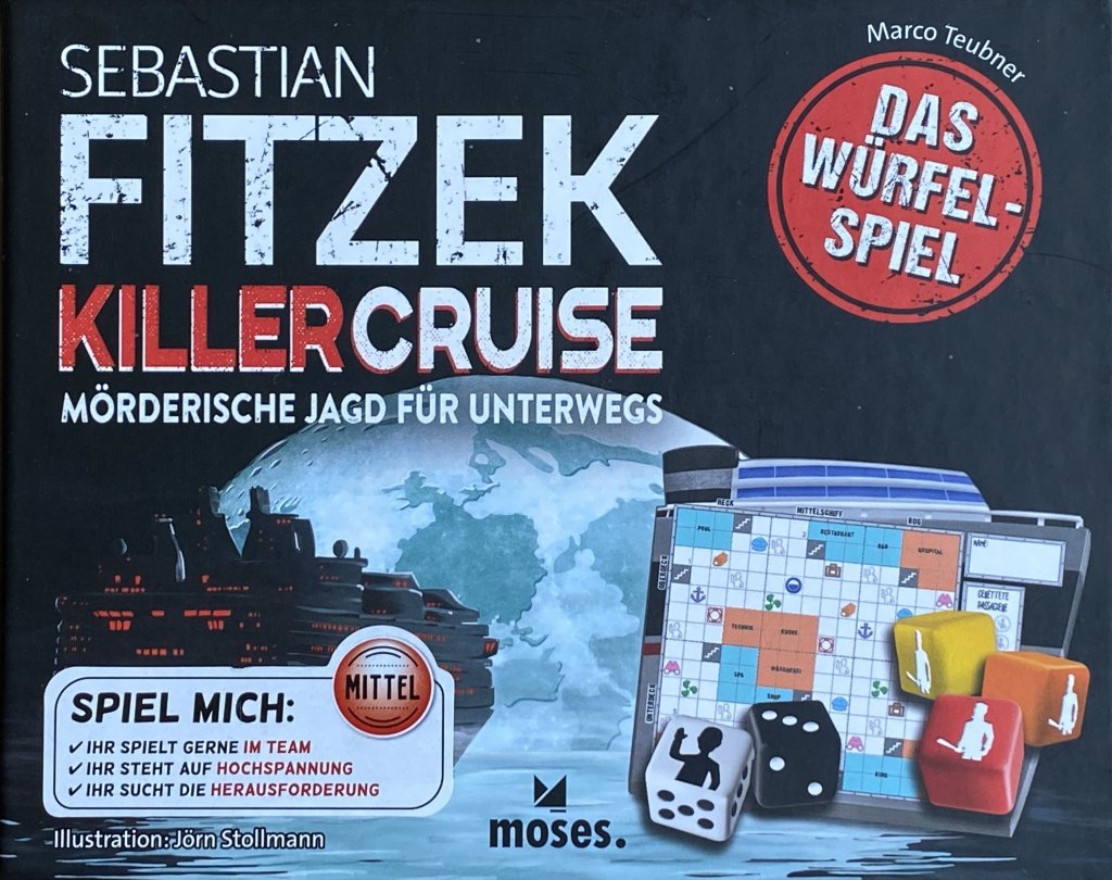 Sebastian Fitzek Killercruise: Das Würfelspiel board game cover