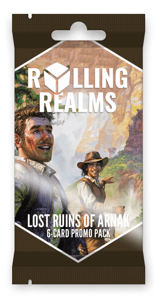 Rolling Realms: Lost Ruins of Arnak Promo Pack board game cover