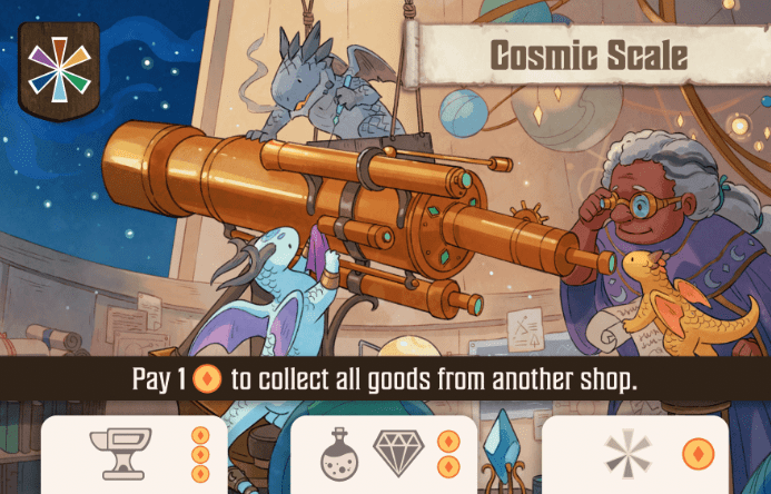 Flamecraft: Cosmic Scale board game cover