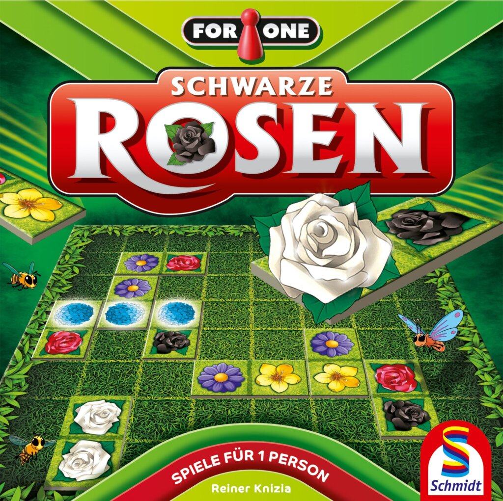 For One: Schwarze Rosen board game cover