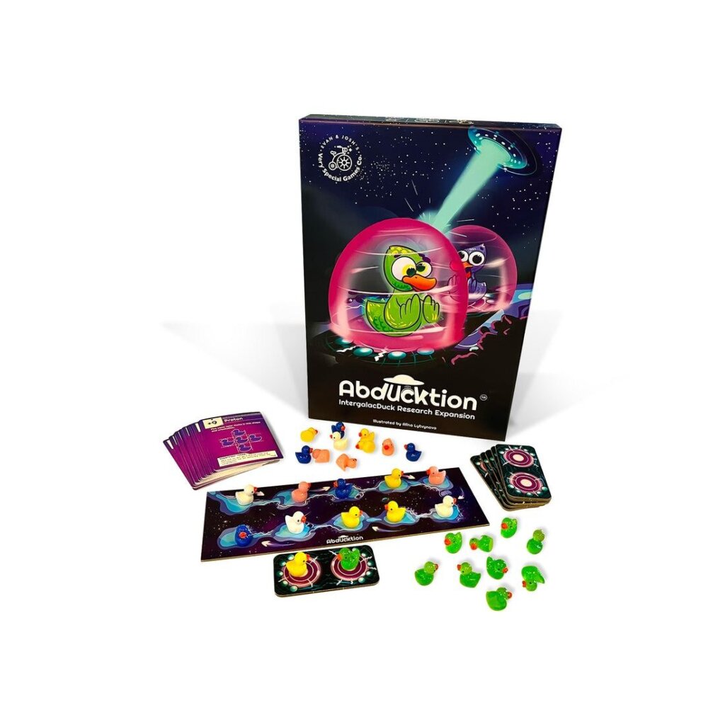 Abducktion: IntergalacDuck Research Expansion board game cover
