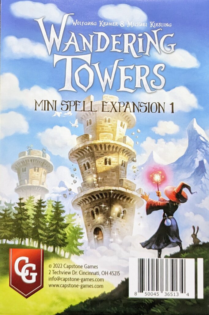 Wandering Towers: Mini Spell Expansion 1 board game cover