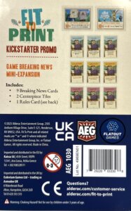 Fit To Print: Game Breaking News Mini-Expansion board game cover