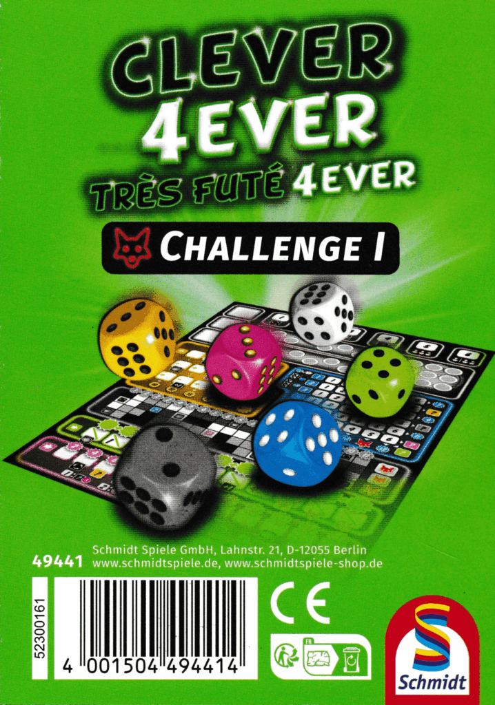 Clever 4Ever: Challenge I board game cover