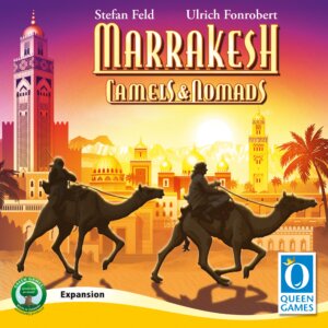 Marrakesh: Camels & Nomads board game cover
