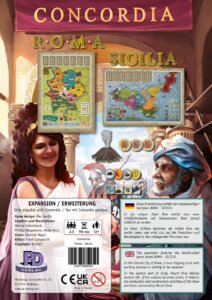 Concordia: Roma / Sicilia board game cover