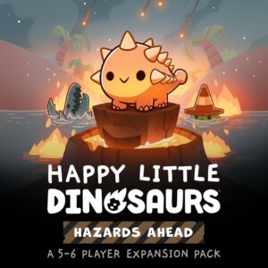Happy Little Dinosaurs: Hazards Ahead board game cover
