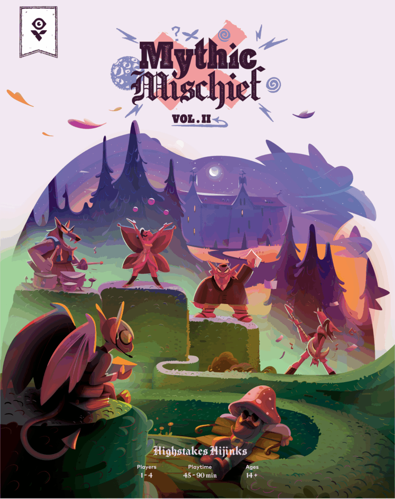 Mythic Mischief Vol. II board game cover