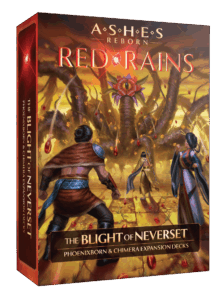 Ashes Reborn: Red Rains – The Blight of Neverset board game cover
