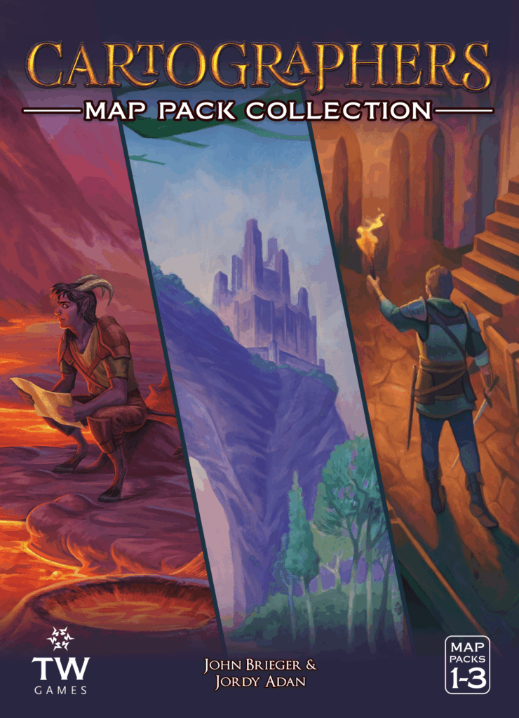 Cartographers: Map Pack Collection board game cover