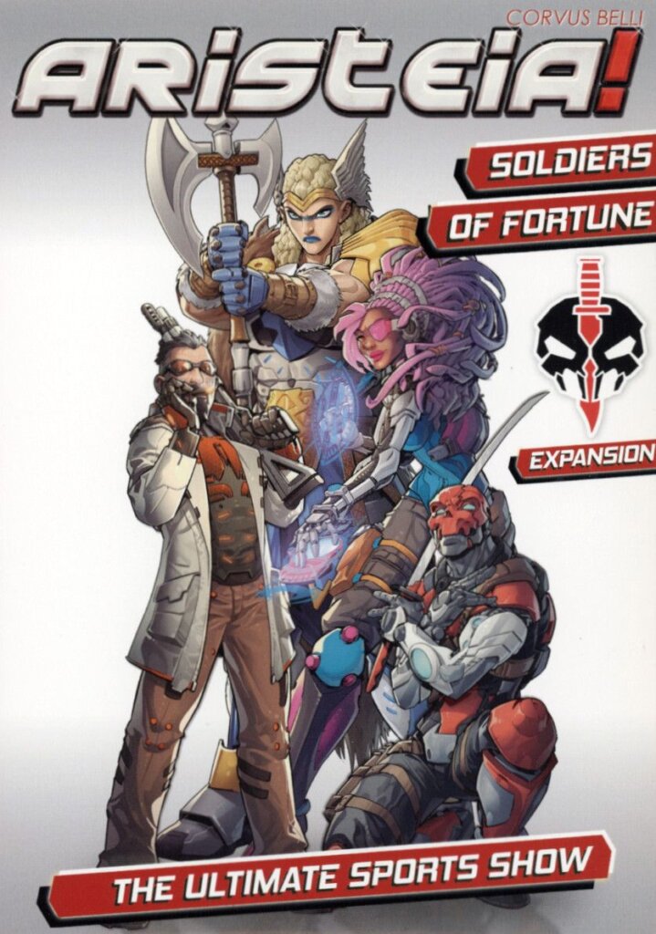 Aristeia!: Soldiers of Fortune board game cover