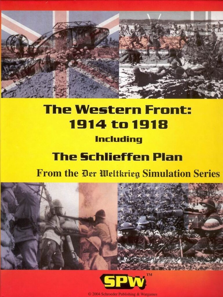 The Western Front: 1914 to 1918 board game cover