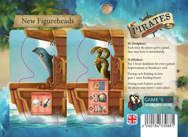 Pirates of Maracaibo: New Figureheads board game cover