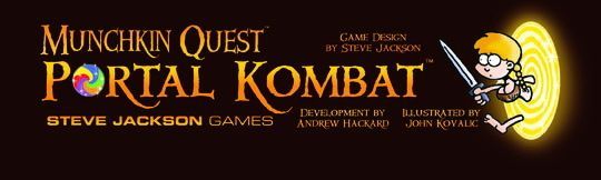 Munchkin Quest: Portal Kombat board game cover