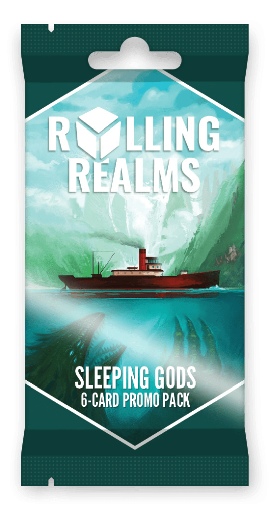Rolling Realms: Sleeping Gods Promo Pack board game cover