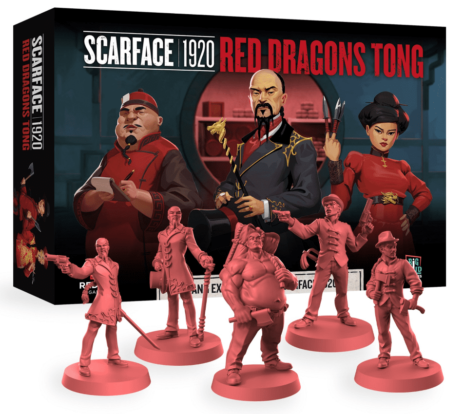Scarface 1920: The Red Dragons Tong board game cover