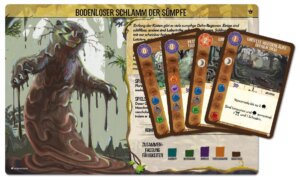 Spirit Island: Bodenloser Schlamm der Sümpfe board game cover