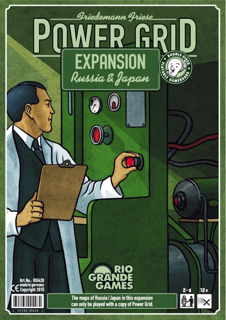 Power Grid: Russia & Japan board game cover