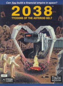 2038: Tycoons of the Asteroid Belt board game cover