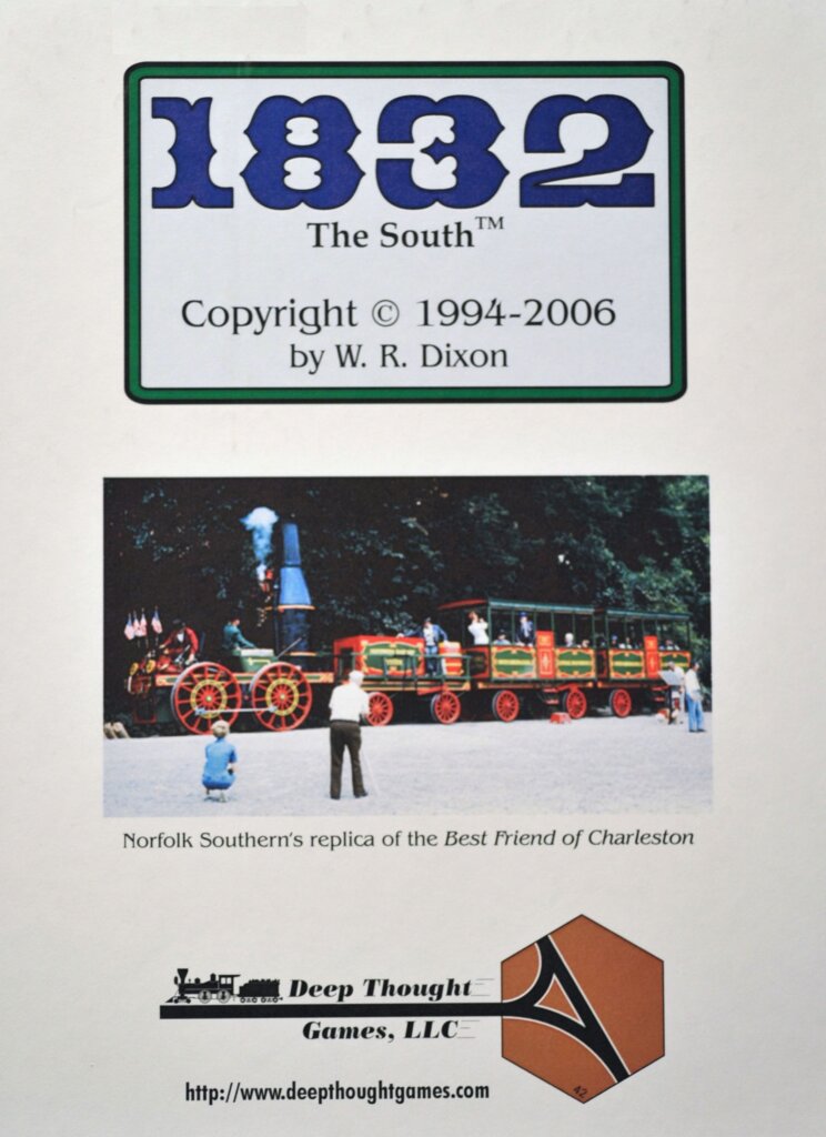 1832: The South board game cover
