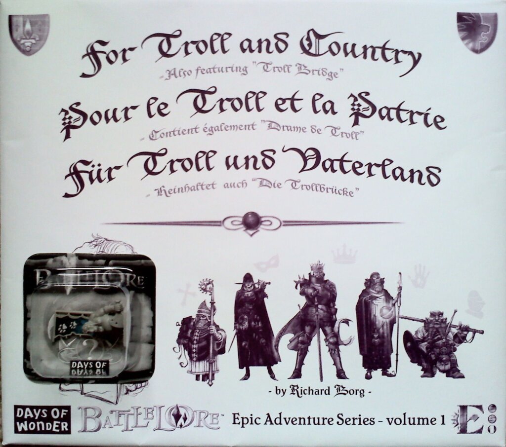 BattleLore: For Troll and Country board game cover
