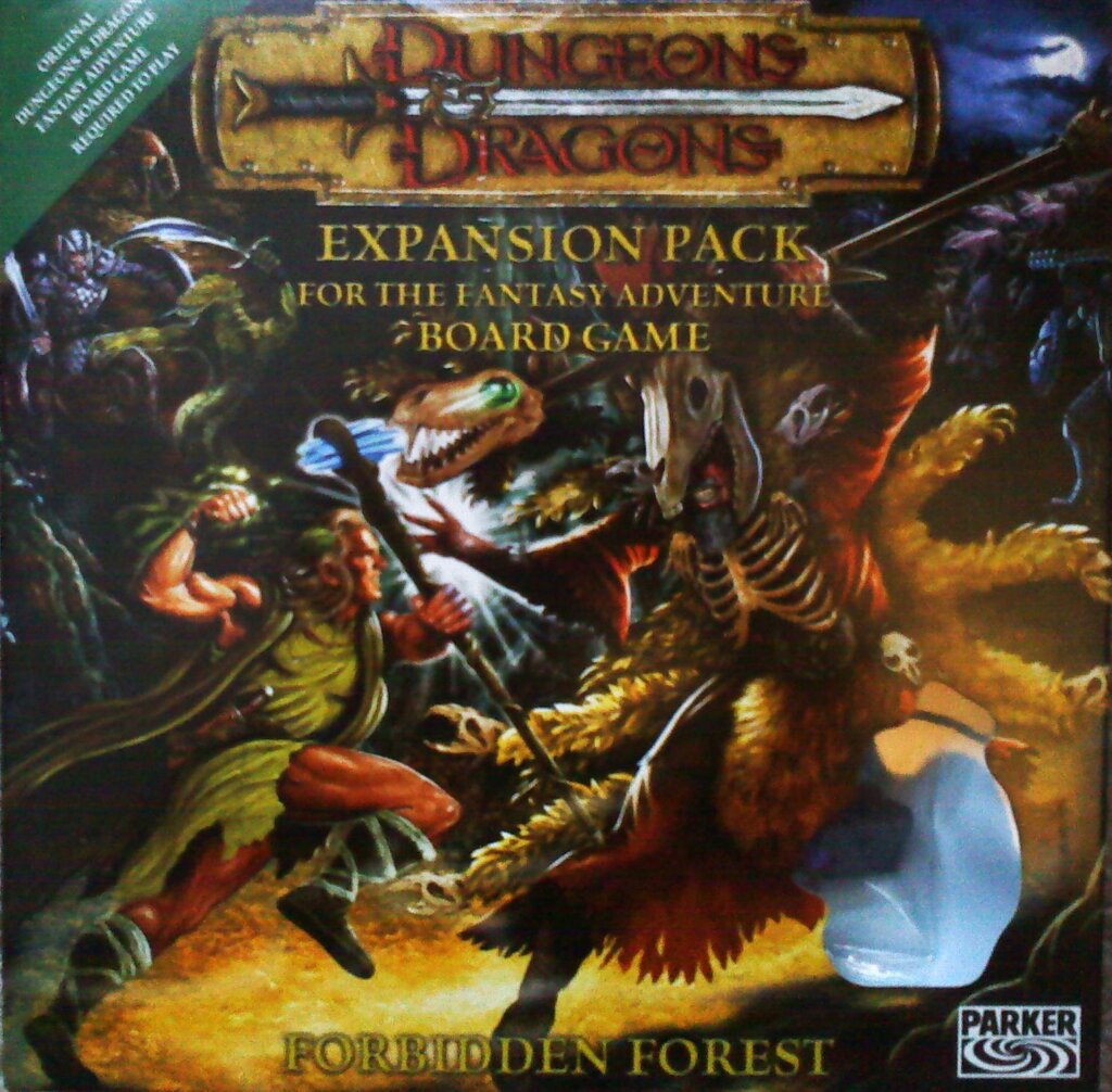Dungeons & Dragons: The Fantasy Adventure Board Game – Forbidden Forest Expansion Pack board game cover