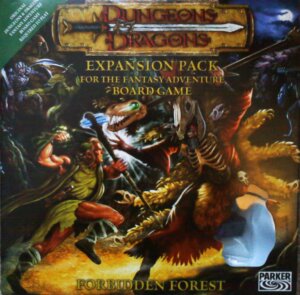 Dungeons & Dragons: The Fantasy Adventure Board Game – Forbidden Forest Expansion Pack board game cover