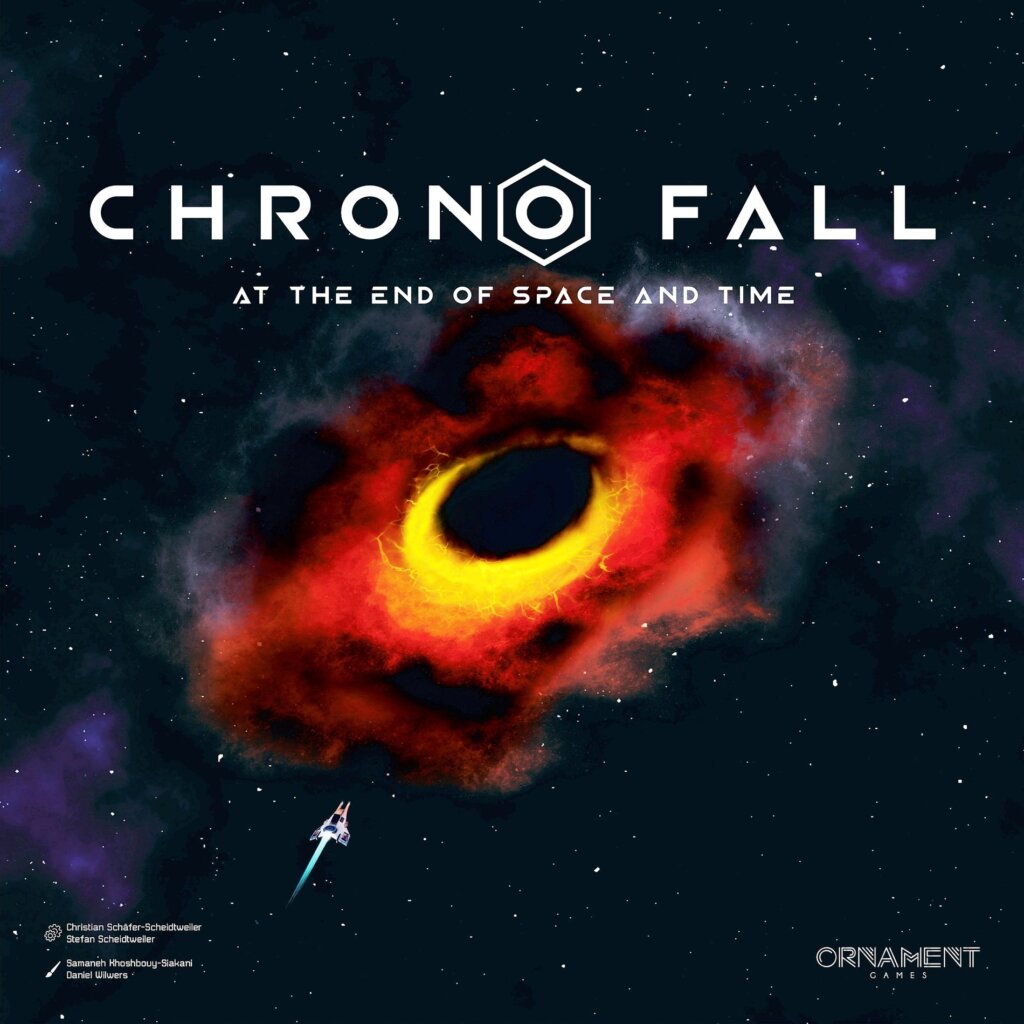 Chrono Fall: At the End of Space and Time board game cover