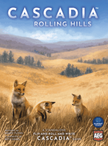 Cascadia: Rolling Hills board game cover
