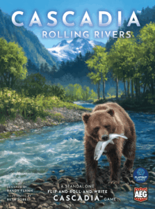 Cascadia: Rolling Rivers board game cover