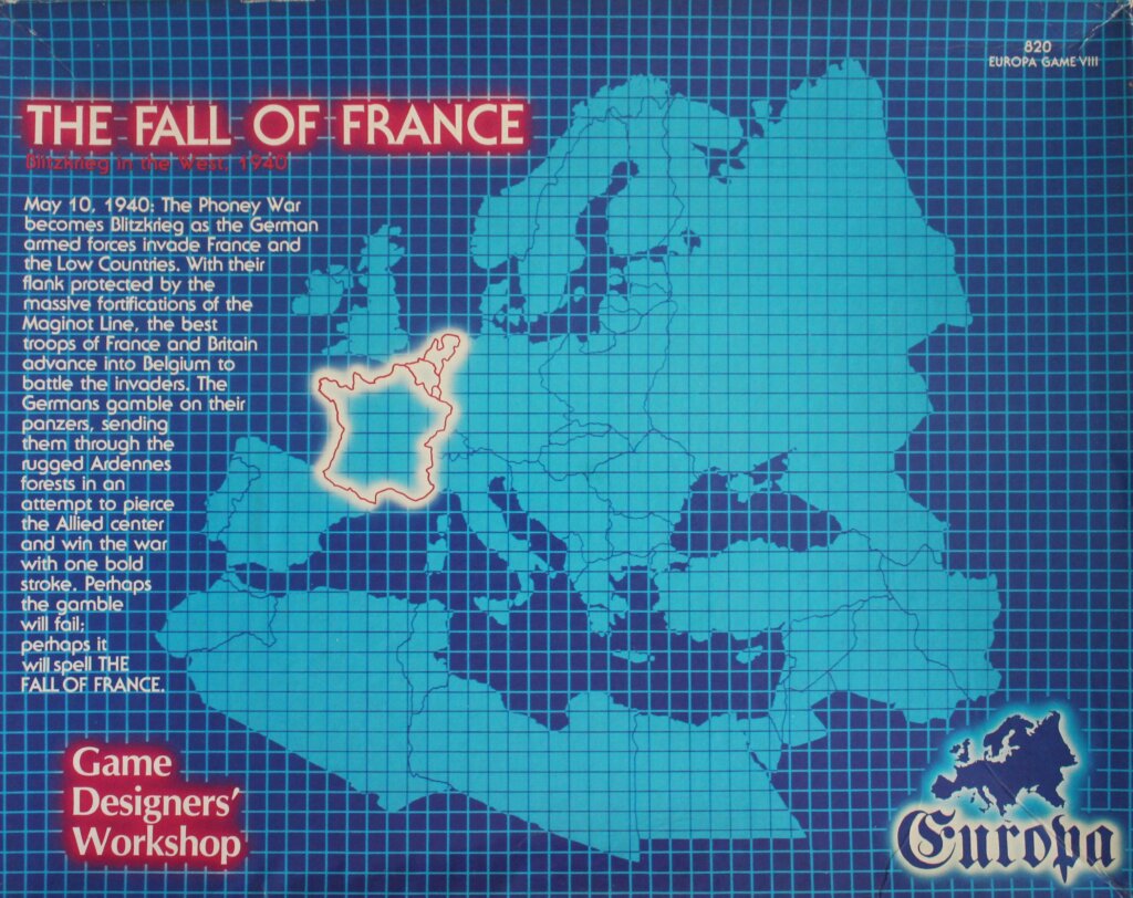 The Fall of France board game cover