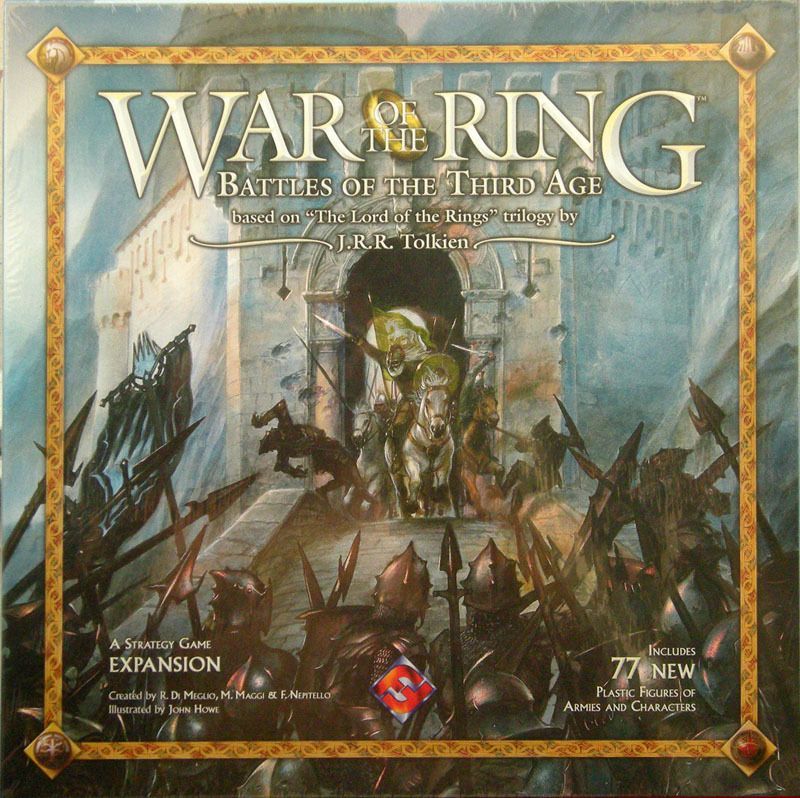 War of the Ring: Battles of the Third Age board game cover