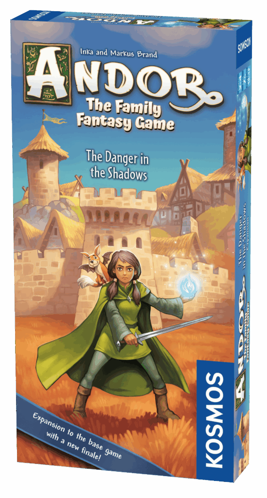 Andor: The Family Fantasy Game – The Danger in the Shadows board game cover