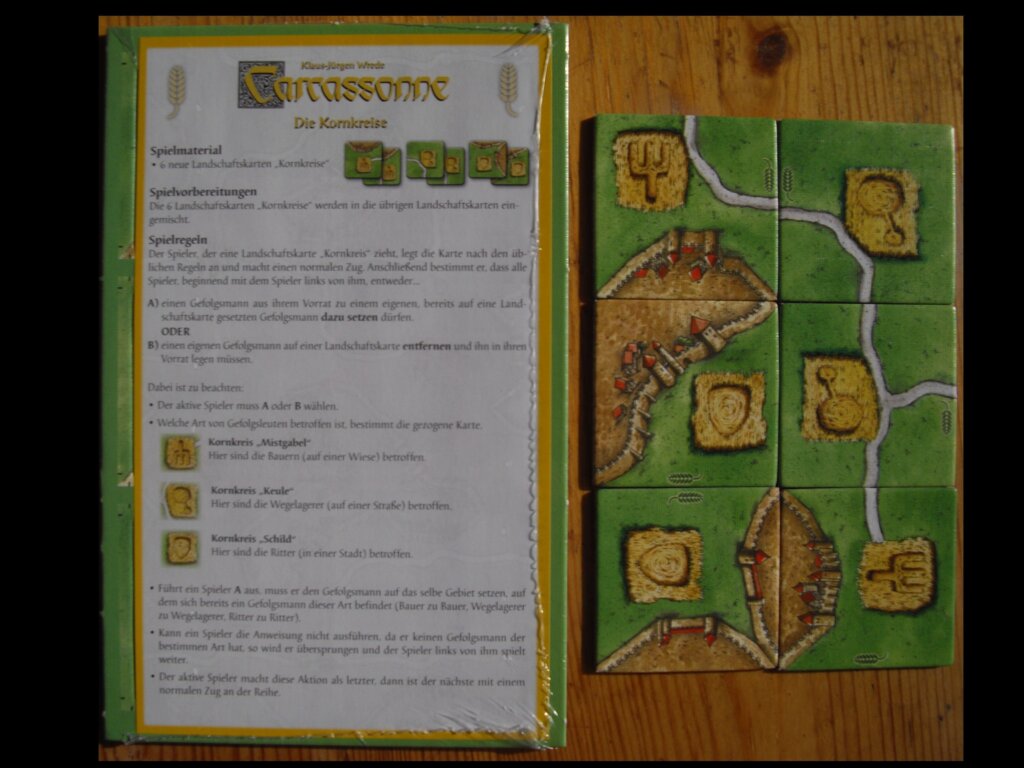 Carcassonne: Die Kornkreise board game cover