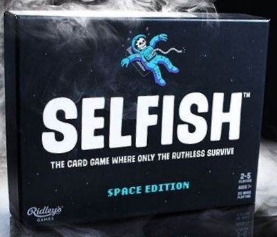 Selfish: Space Edition board game cover