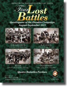 Four Lost Battles board game cover