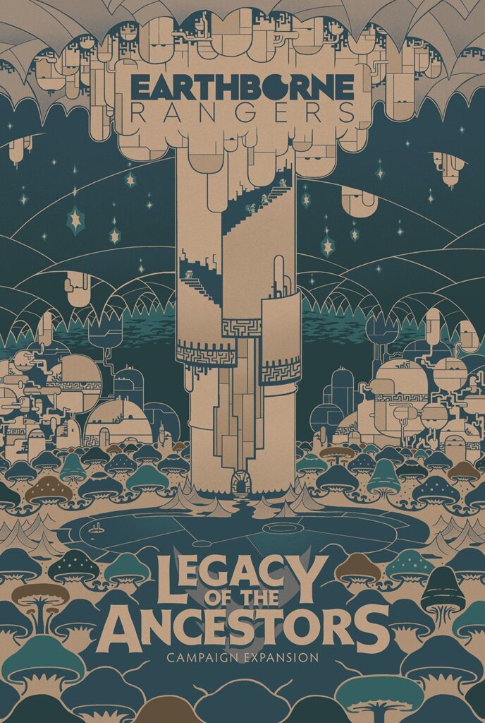 Earthborne Rangers: Legacy of the Ancestors board game cover