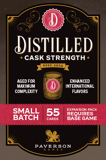 Distilled: Cask Strength board game cover