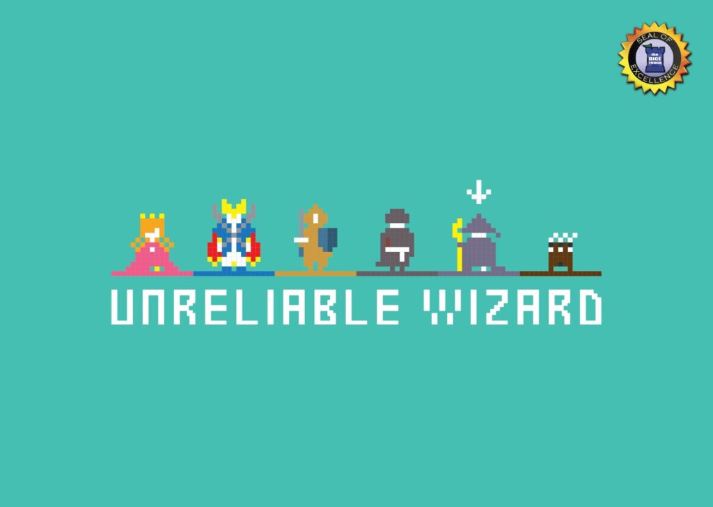 Unreliable Wizard board game cover