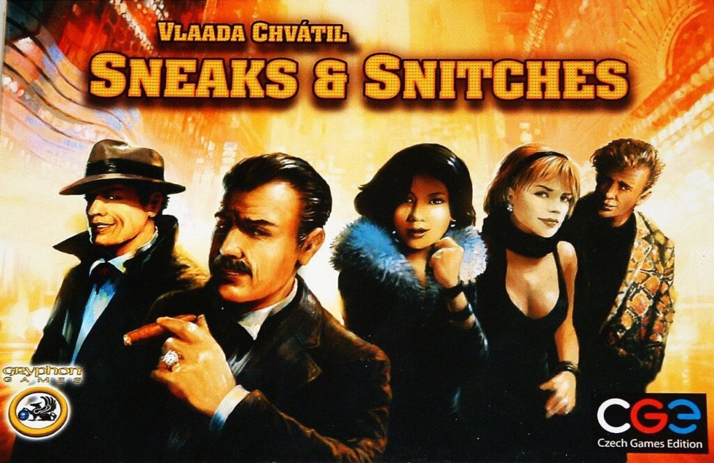 Sneaks & Snitches board game cover
