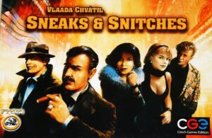 Sneaks & Snitches board game cover